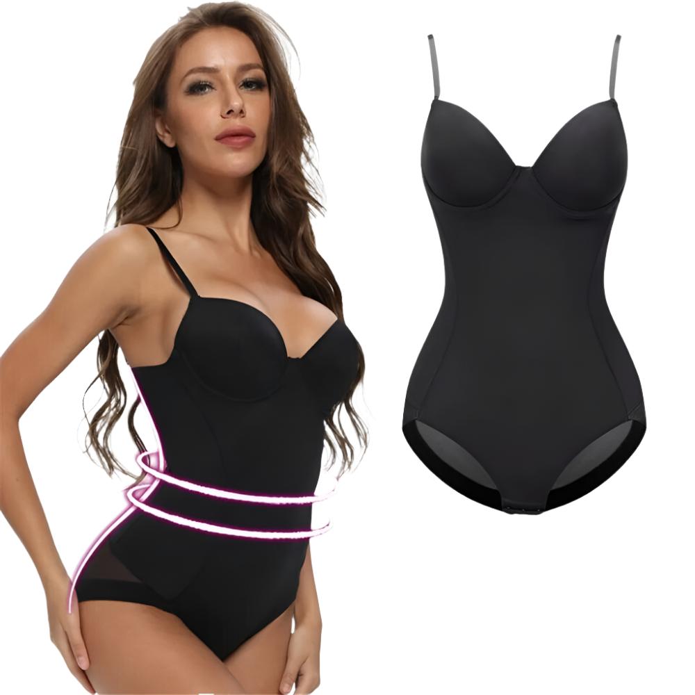Body Sculpting Shapewear with Push-Up Bra | Breathable, Adjustable Fit for a Flawless Silhouette