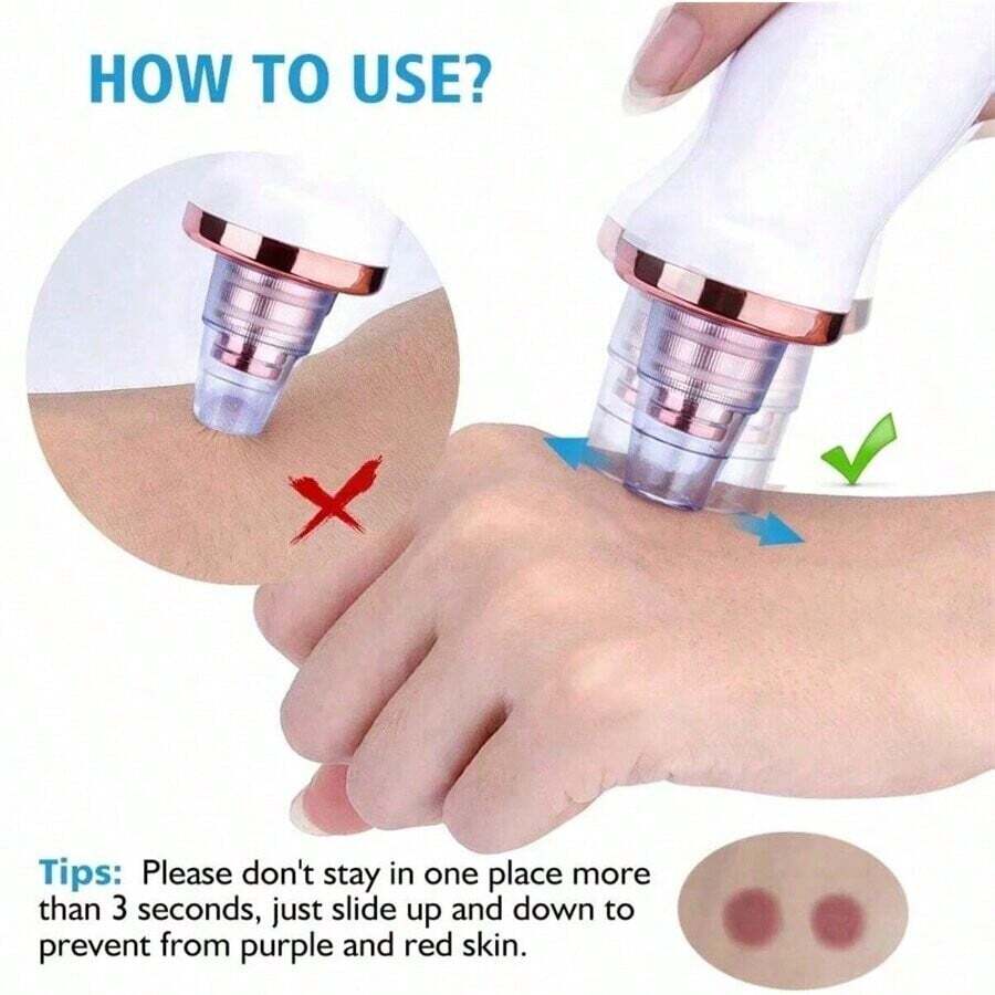 Electric Blackhead Remover | Deep Cleansing, Powerful Suction & Customizable for Clearer Skin at Home
