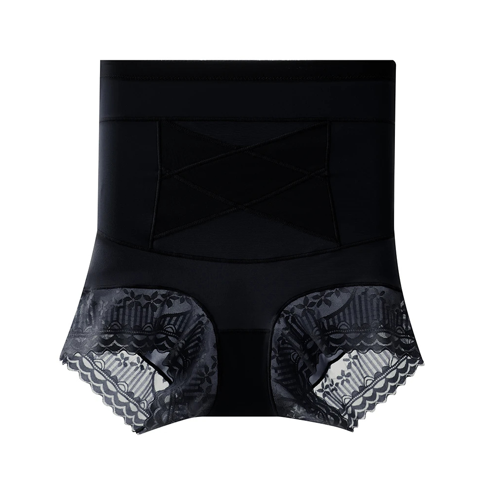 High-Waist Tummy Control Shapewear | Lace Trim, Smooths Love Handles & Ideal for Everyday Wear