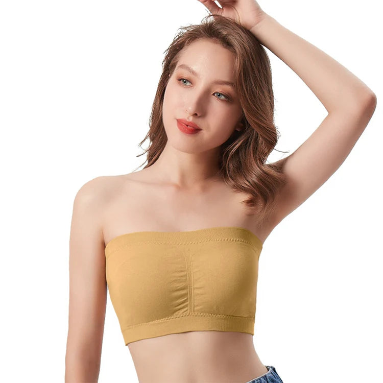 Supportive Bandeau Bra | Strapless, Smooth & Comfortable for Off-the-Shoulder Tops and Backless Dresses