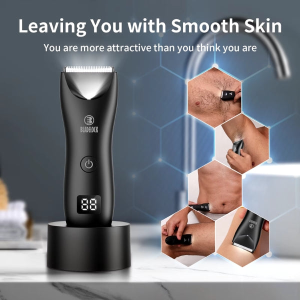 Male Body Hair Trimmer - Profesional Shaver for for Pubic, Balls & Body for Men's