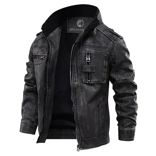 Men’s High-Quality Motorcycle Leather Jacket | Durable, Comfortable & Ideal for Everyday Wear