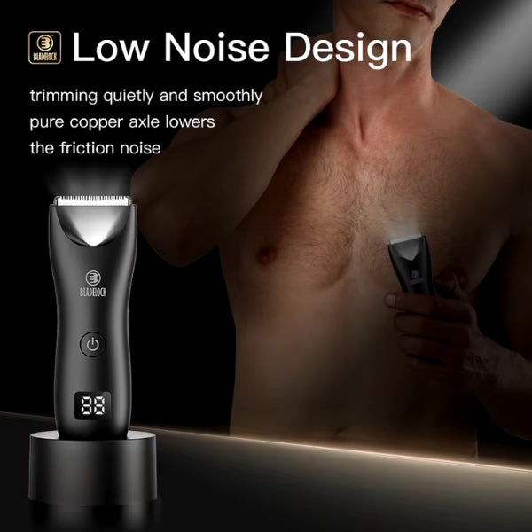 Male Body Hair Trimmer - Profesional Shaver for for Pubic, Balls & Body for Men's