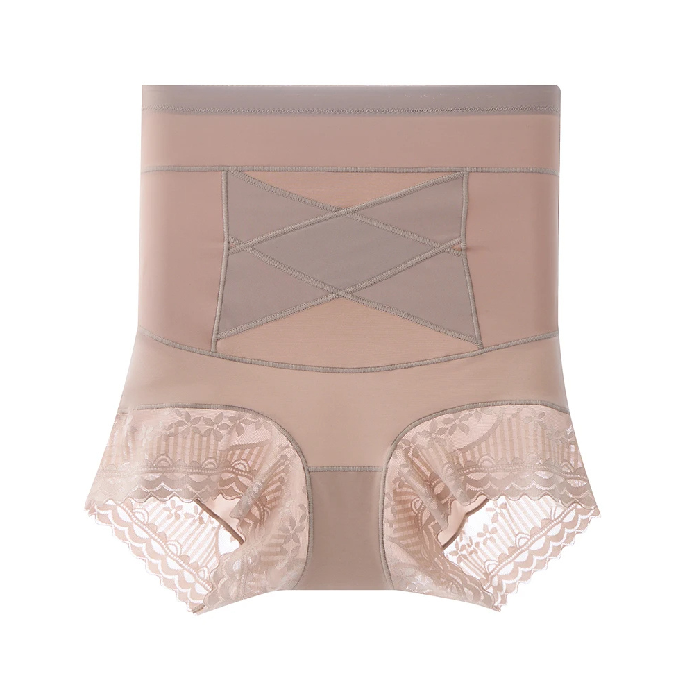 High-Waist Tummy Control Shapewear | Lace Trim, Smooths Love Handles & Ideal for Everyday Wear