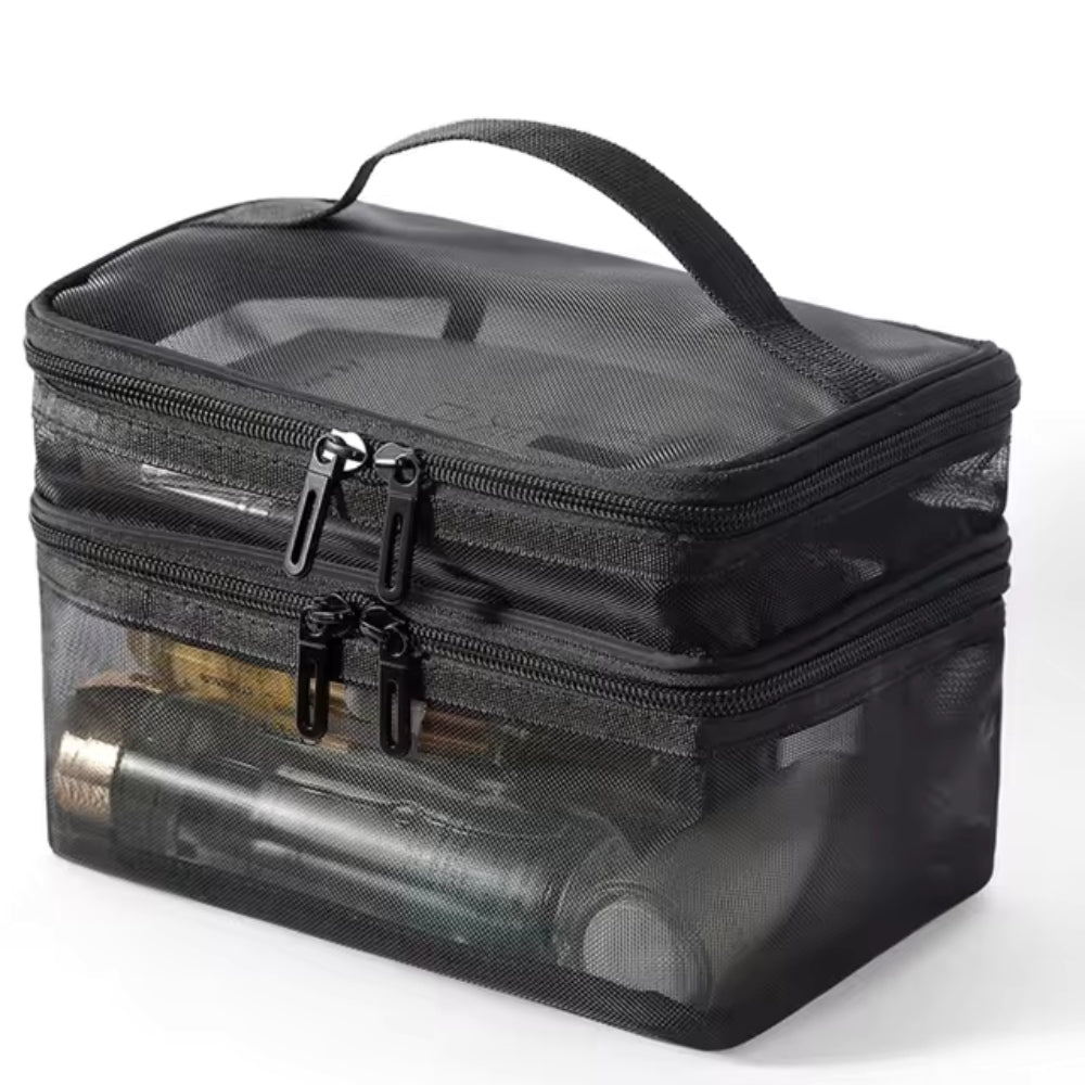 Clear Vanity Bag β Stylish, Transparent Storage for Beauty Essentials