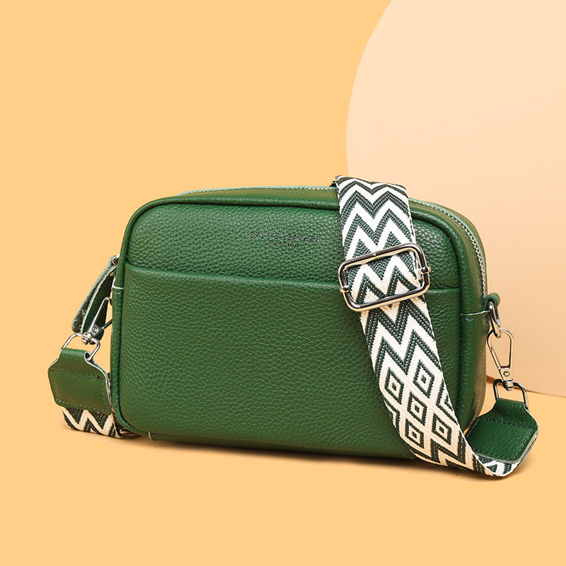 Genuine Leather Bag | Durable First-Layer Cowhide with Soft Polyester-Cotton Lining for Daily Use and Business Occasions