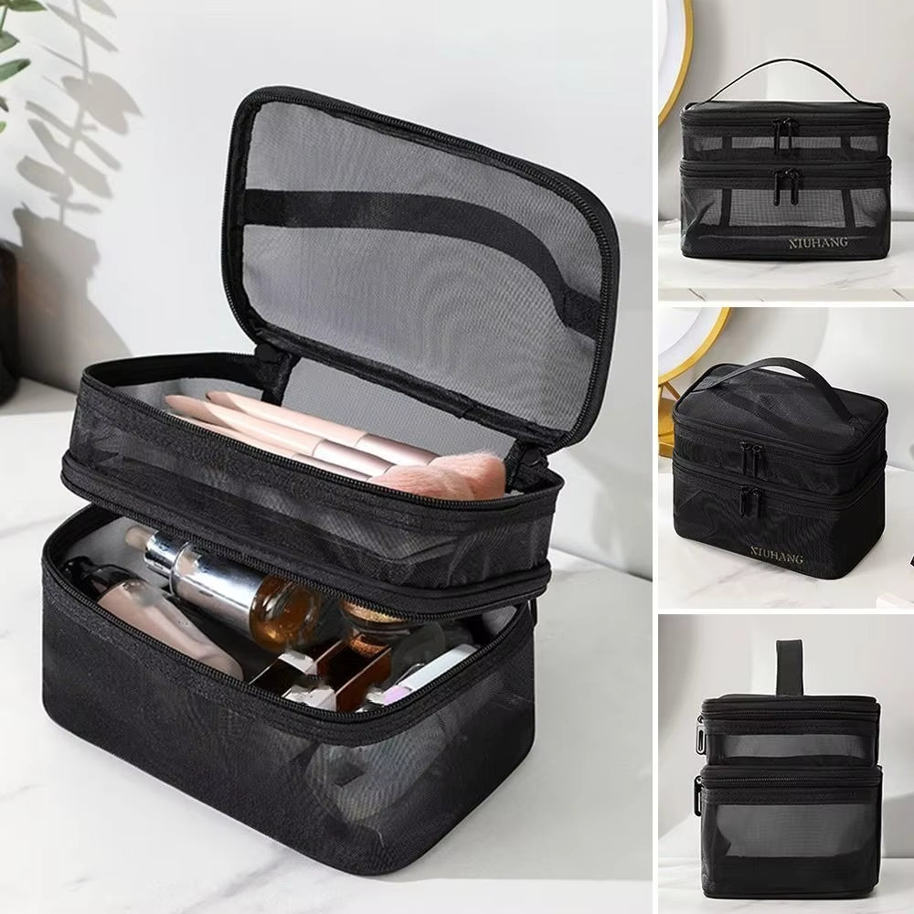 Clear Vanity Bag β Stylish, Transparent Storage for Beauty Essentials
