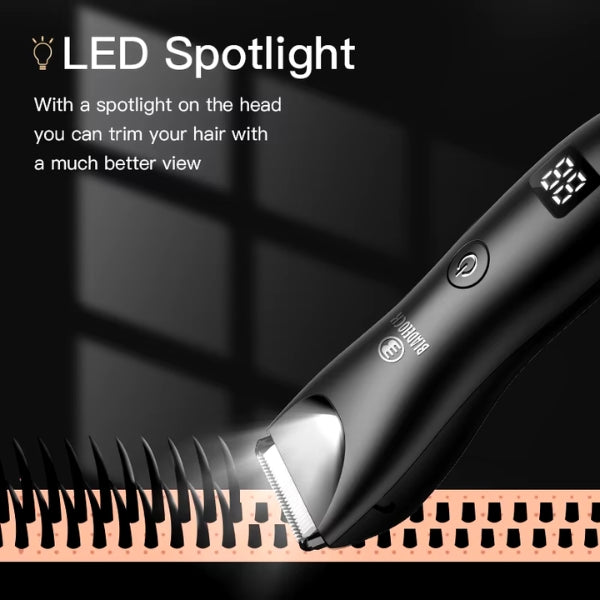 Male Body Hair Trimmer - Profesional Shaver for for Pubic, Balls & Body for Men's