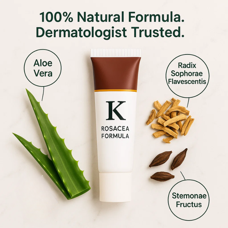 Rosacea Treatment Cream | All-Natural, Fast-Absorbing Formula for Redness & Acne Relief on Sensitive Skin