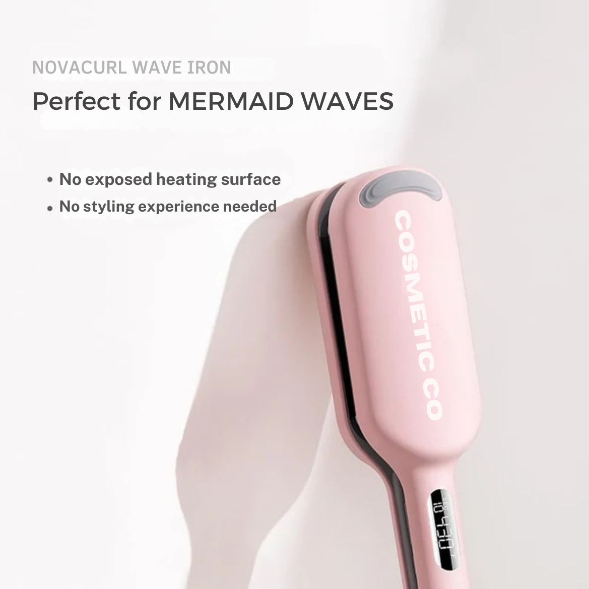 Curling Iron for Beach Waves | 25mm Ceramic Barrel, Adjustable Heat – Best Hair Waver for Effortless Curls & Mermaid Waves
