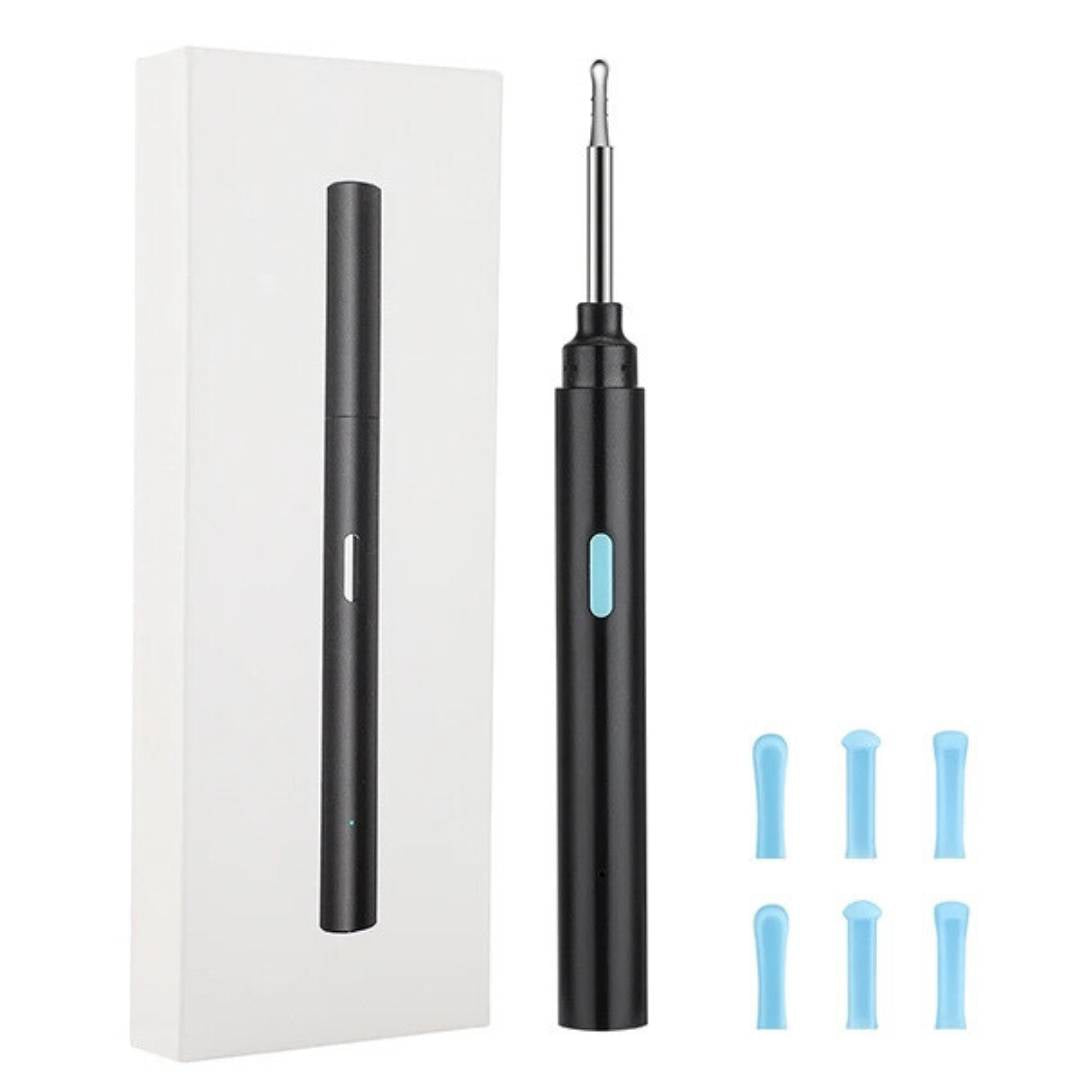 Earwax Removal Tool with LED Camera | Safe, Soft Tips for Gentle Ear Cleaning and Monitoring Ear Health