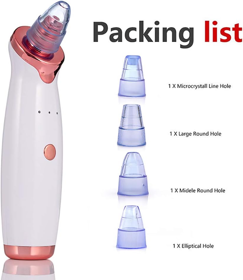 Electric Blackhead Remover | Deep Cleansing, Powerful Suction & Customizable for Clearer Skin at Home