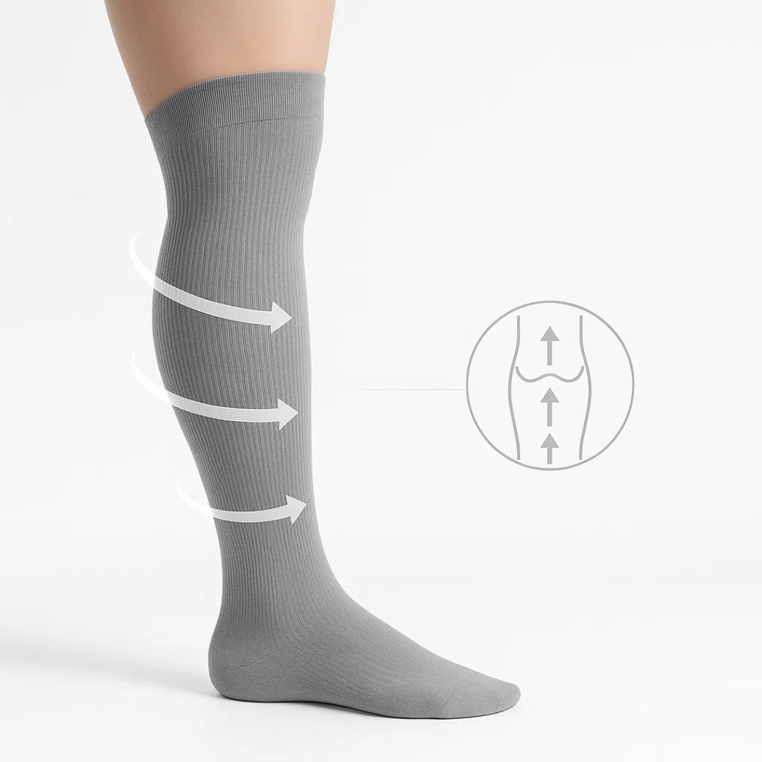 Graduated Compression Socks for Improved Blood Circulation and Pain Relief - Ideal for Athletes, Travelers, and Varicose Veins Support