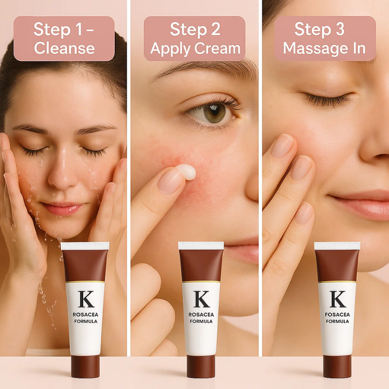 Rosacea Treatment Cream | All-Natural, Fast-Absorbing Formula for Redness & Acne Relief on Sensitive Skin