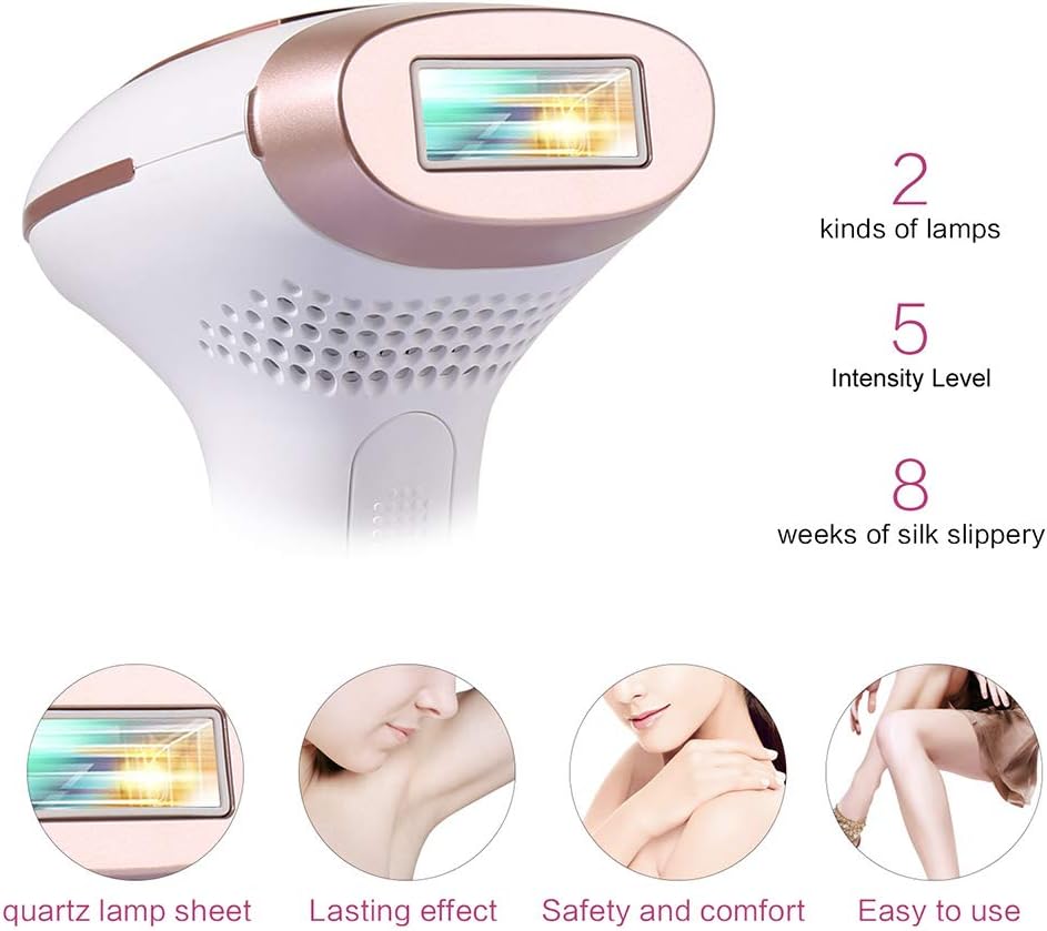 IPL Laser Hair Remover | Permanent Hair Removal, Skin-Friendly & Ideal for Legs, Arms, Face, and Intimate Areas