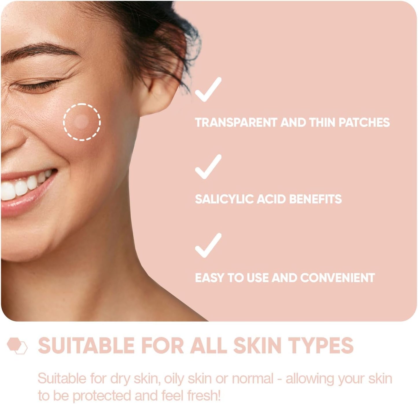 Anti-Pimple Hydrocolloid Patches | Non-Drying, Hypoallergenic & Discreet for All Skin Types