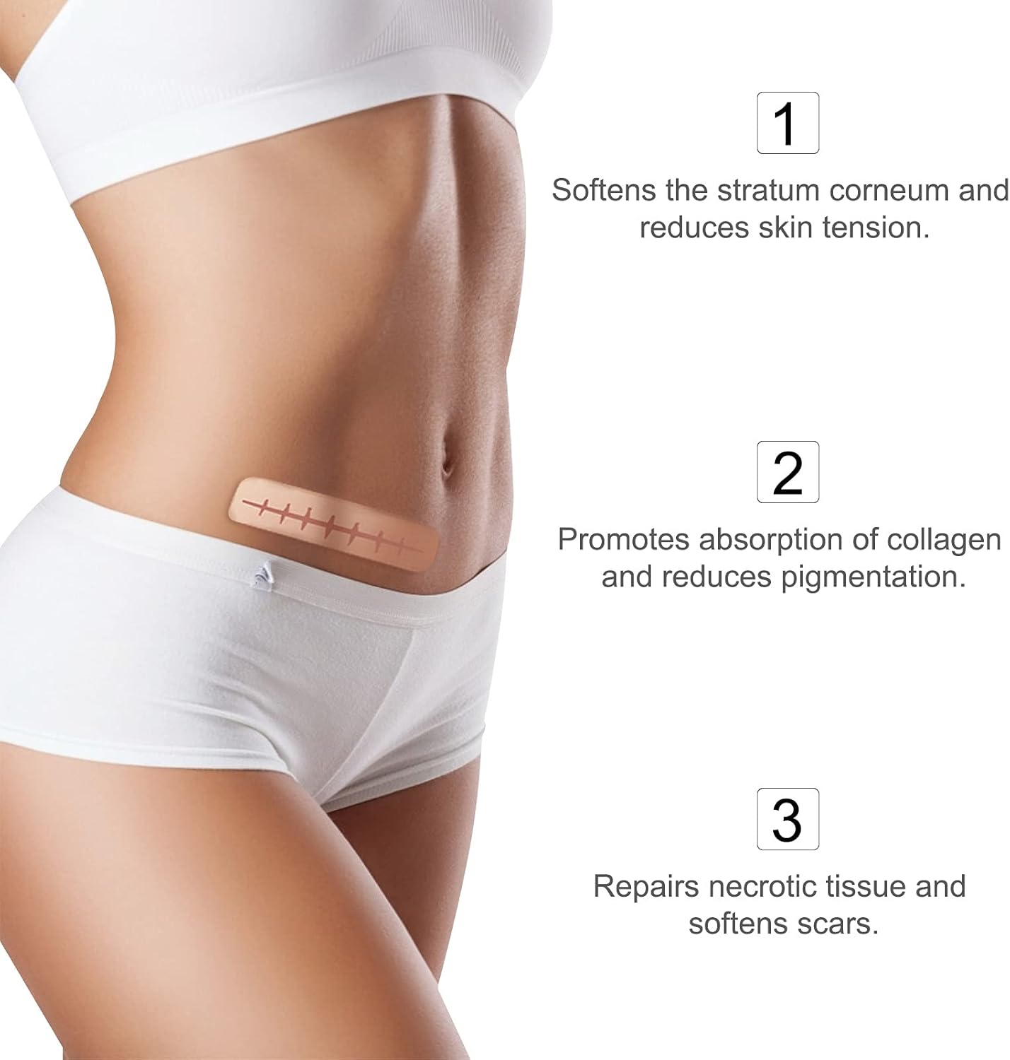 Reusable Silicone Scar Reduction Sheets - Medical Grade Silicone for Effective Scar Treatment and Healing