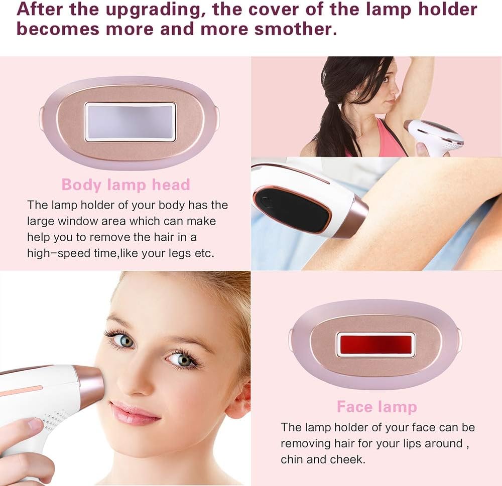 IPL Laser Hair Remover | Permanent Hair Removal, Skin-Friendly & Ideal for Legs, Arms, Face, and Intimate Areas