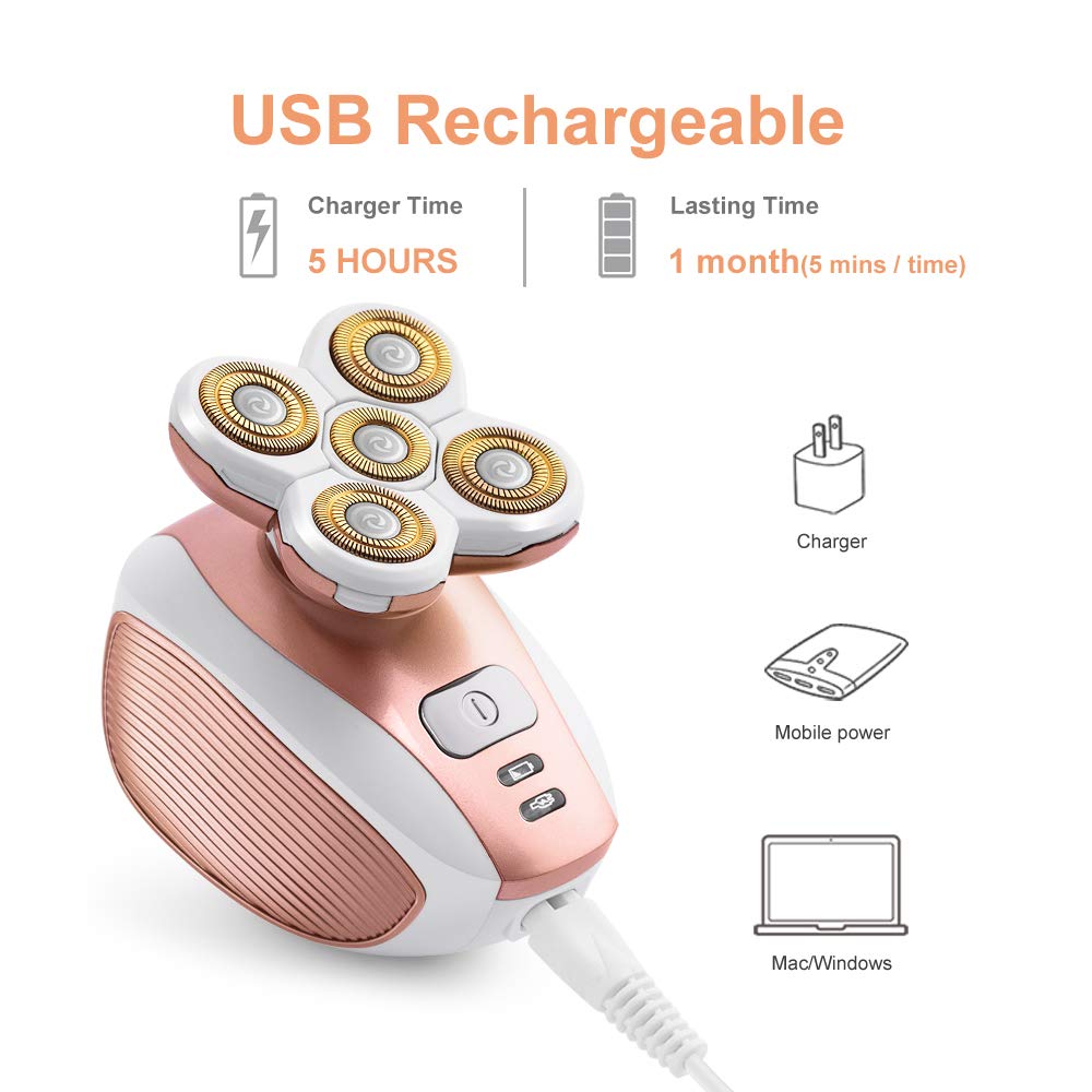 4D UltraGlide Razor | Hypoallergenic, Waterproof & Ergonomic for Quick, Gentle Shaving on All Skin Types