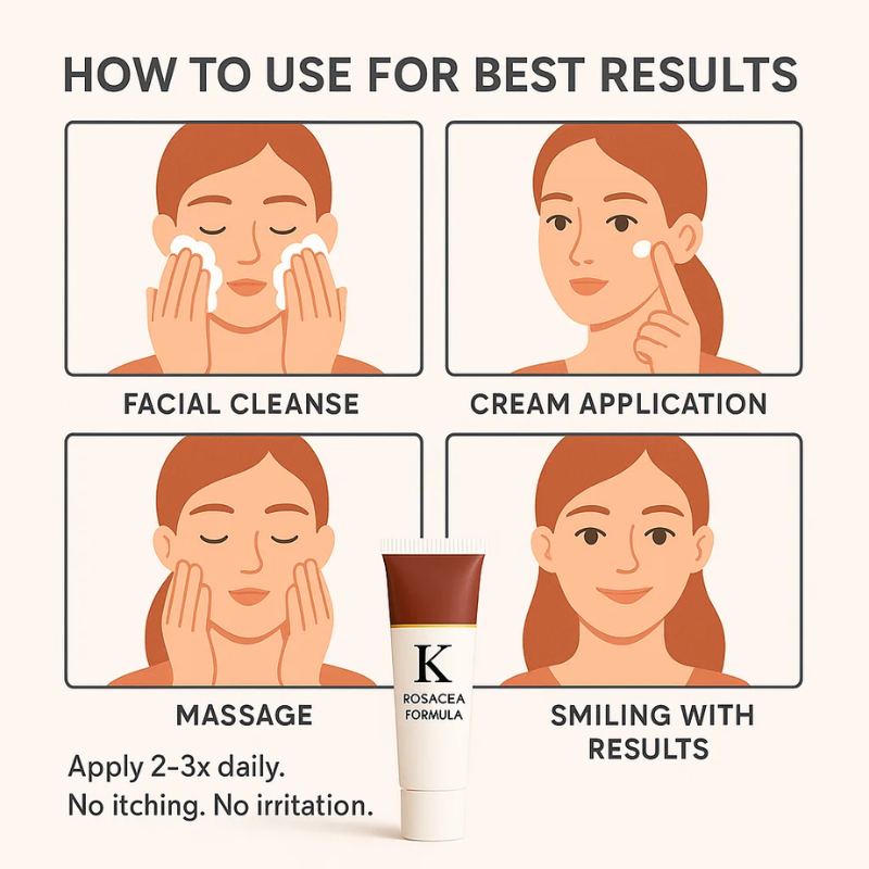 Rosacea Treatment Cream | All-Natural, Fast-Absorbing Formula for Redness & Acne Relief on Sensitive Skin