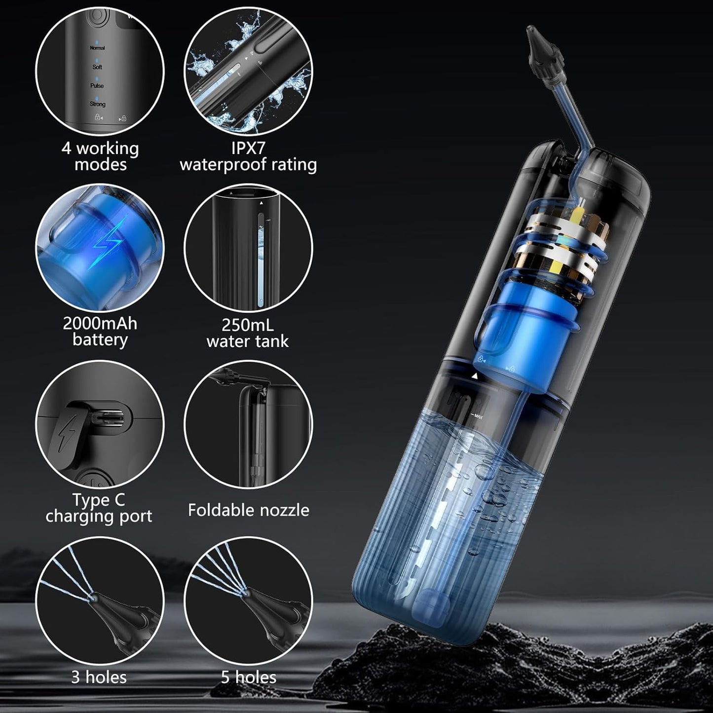 Ear Cleaner PRO | Earwax Removal Tool - Safe and Precise Ear Cleaner, Waterproof, Rechargeable & With Attachments for Safe Ear Care at Home