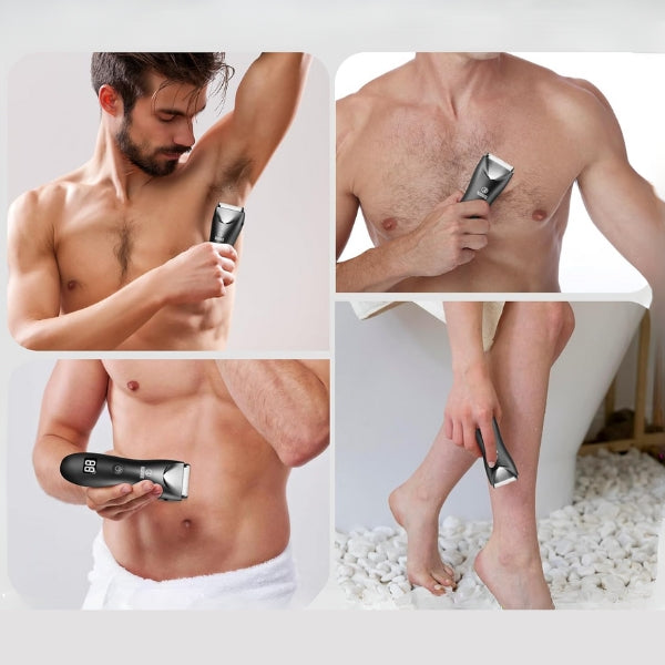 Male Body Hair Trimmer - Profesional Shaver for for Pubic, Balls & Body for Men's