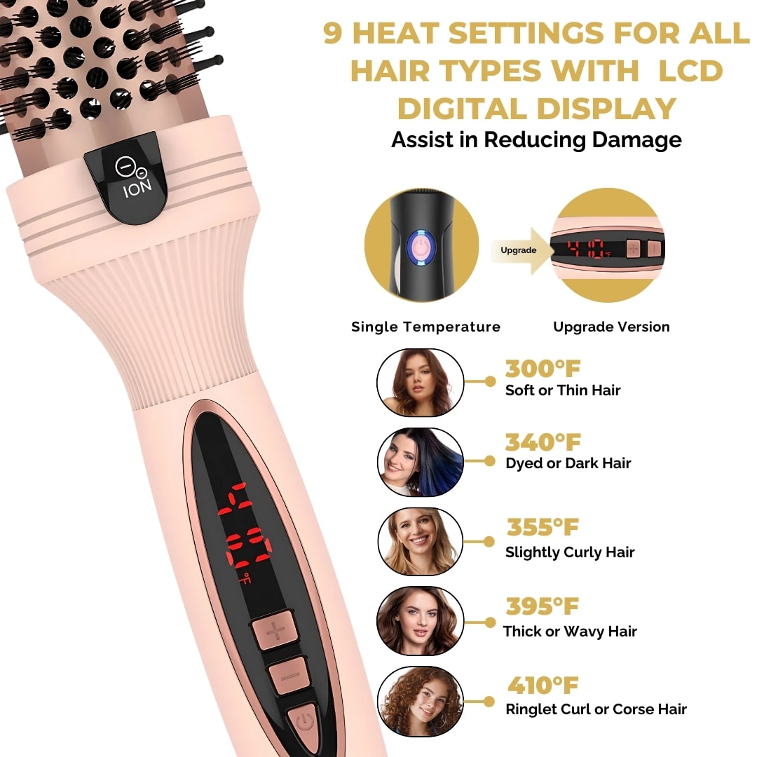 Thermal Hair Brush | Salon-Quality Blowouts for Smooth, Frizz-Free Styling at Home