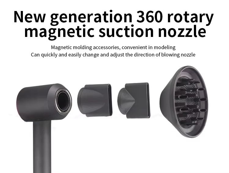 5-in-1 Hair Dryer and Styling Device | Ion Technology, Gentle Temperature Control & Ideal for Home Use