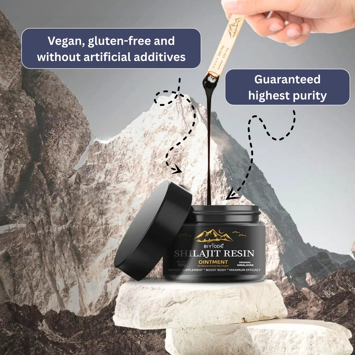 Shilajit Resin | Natural Energy Booster, Rich in Minerals & Ideal for Health Supplements