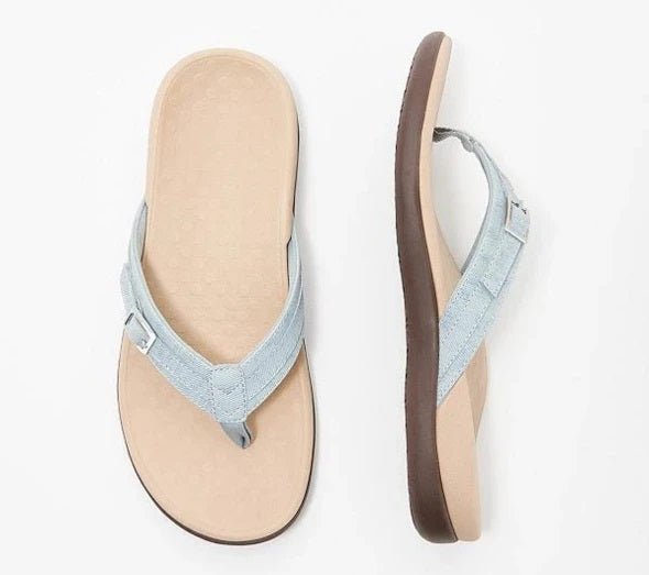 Orthopaedic Flip-Flops | Contoured Footbed, Shock Absorption & Ideal for Beach, Pool & Everyday Comfort