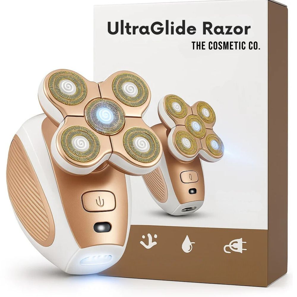 4D UltraGlide Razor | Hypoallergenic, Waterproof & Ergonomic for Quick, Gentle Shaving on All Skin Types