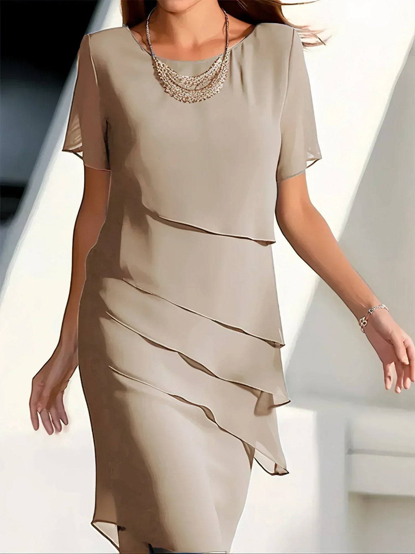 Women's Tailored Slimming Dress | Comfortable Fabric, Figure-Flattering Fit & Versatile for Day to Night Wear