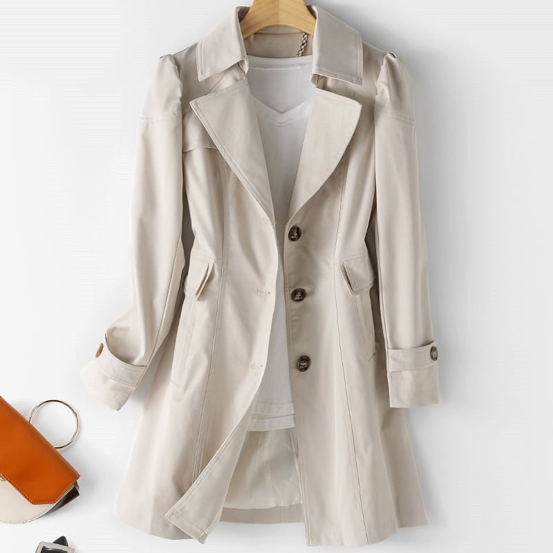 Women's Versatile Trench Coat | Lightweight, Timeless Style & Perfect for Business Meetings or Casual Outings