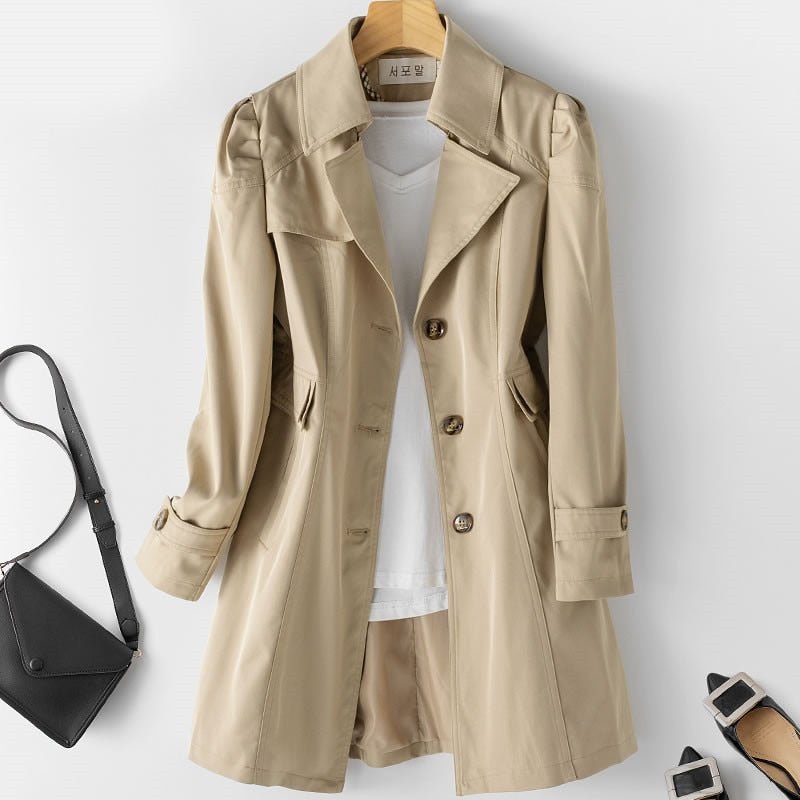 Women's Versatile Trench Coat | Lightweight, Timeless Style & Perfect for Business Meetings or Casual Outings