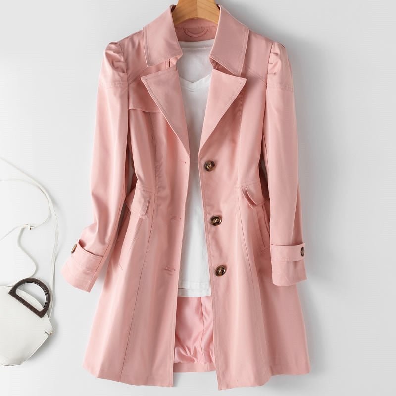 Women's Versatile Trench Coat | Lightweight, Timeless Style & Perfect for Business Meetings or Casual Outings