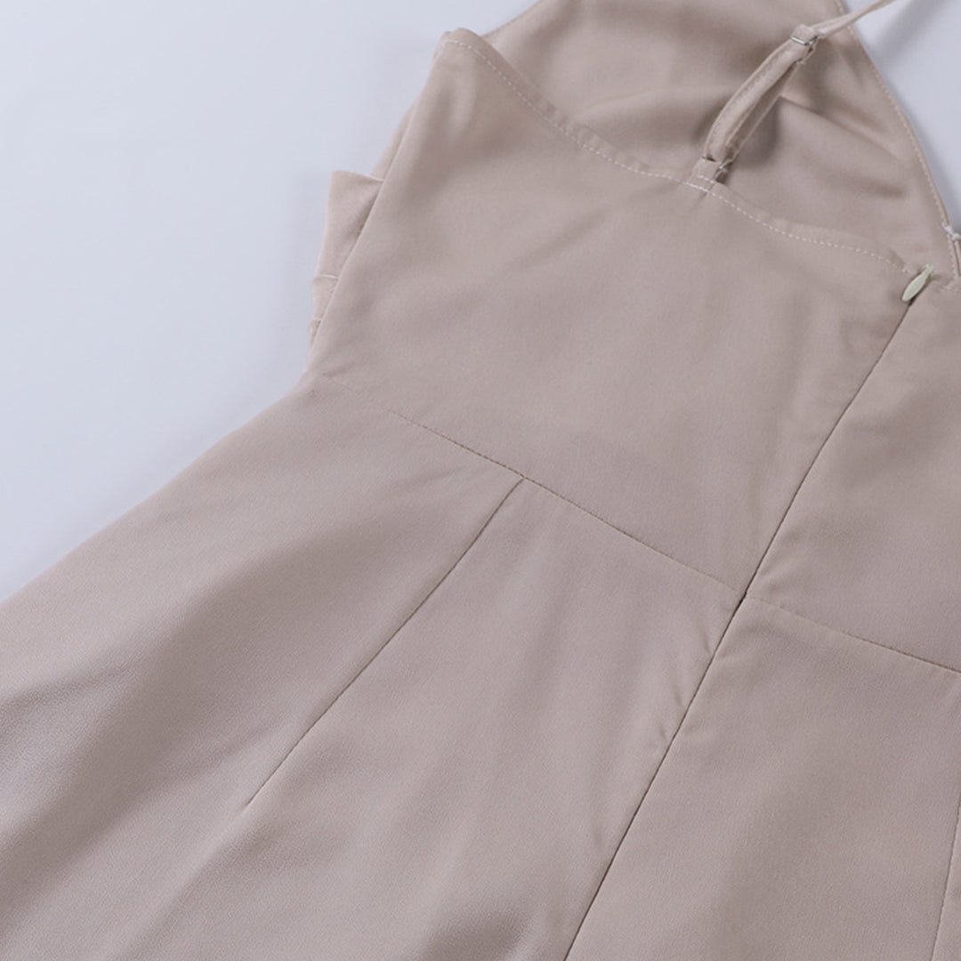 Satin Summer Dress | Lightweight, Breathable & Perfect for Beach Days and Evening Outings