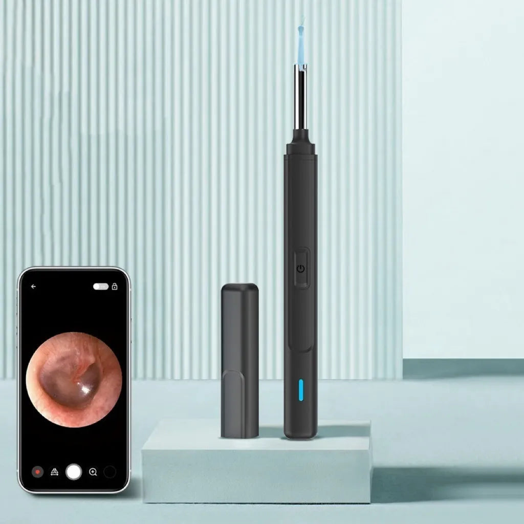 Earwax Removal Tool with LED Camera | Safe, Soft Tips for Gentle Ear Cleaning and Monitoring Ear Health