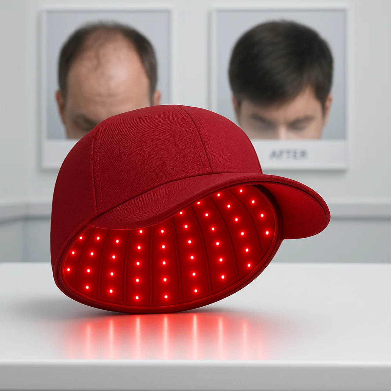 Red Light Infrared Laser Cap for Hair Growth – LED Therapy for Hair Loss Treatment and Regrowth