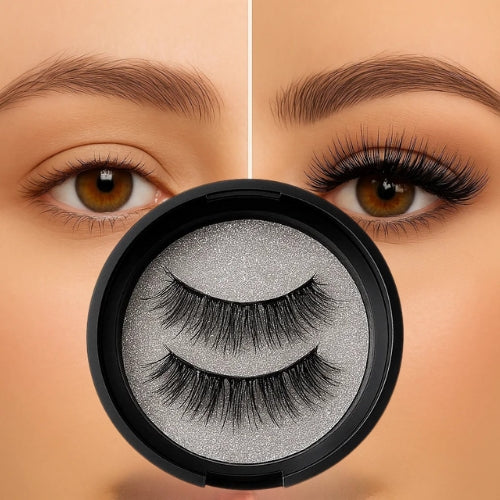 Magnetic False Eyelashes - Reusable LashLines for Easy Application & Natural Look