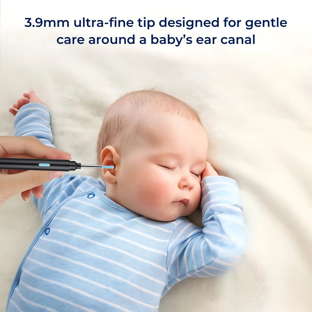 Earwax Removal Tool with LED Camera | Safe, Soft Tips for Gentle Ear Cleaning and Monitoring Ear Health