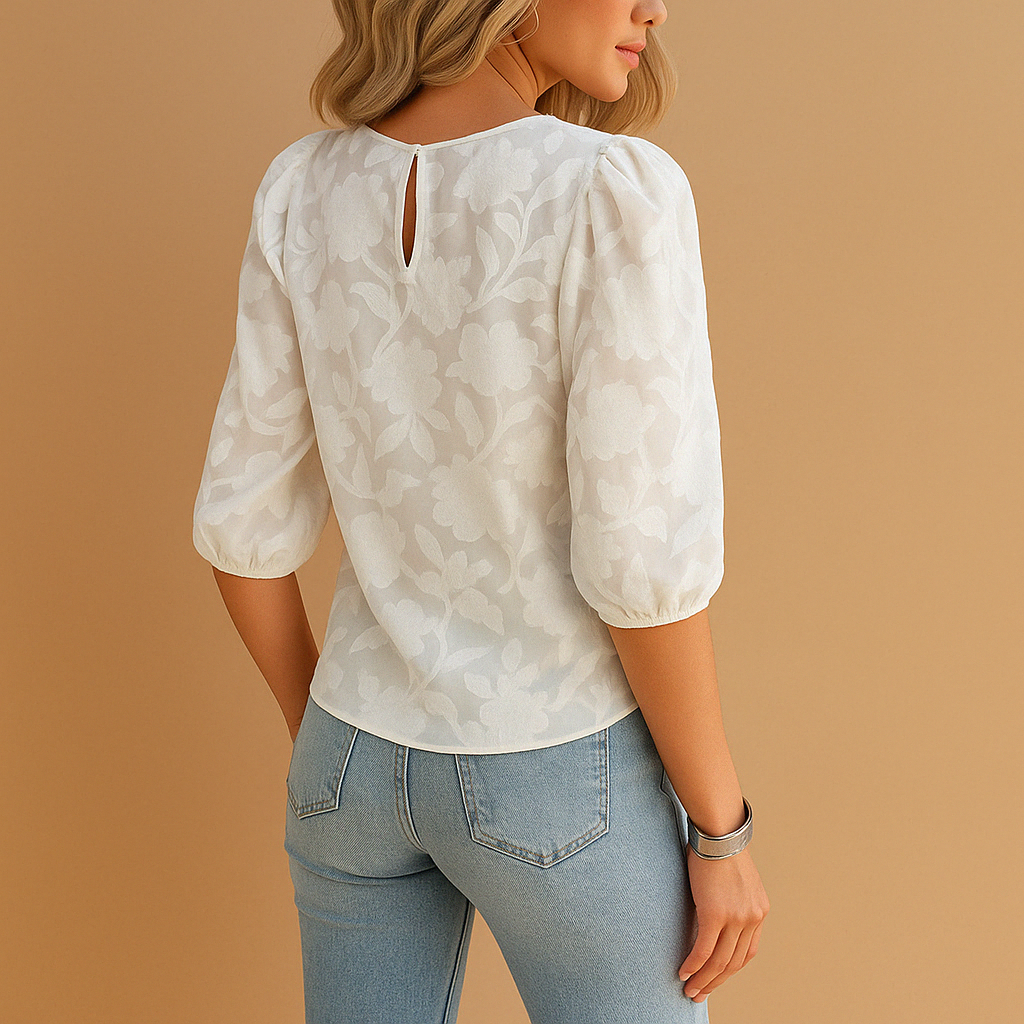 Floral Women's Top with Flattering Fit and Stylish Design - Perfect for Everyday Wear