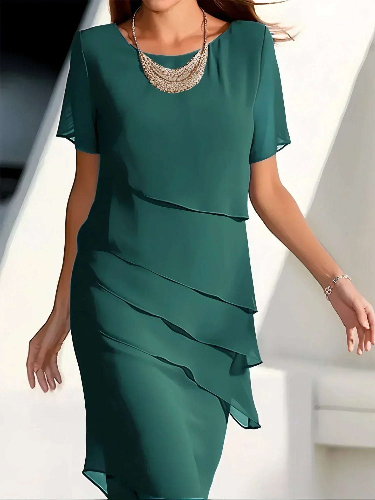 Women's Tailored Slimming Dress | Comfortable Fabric, Figure-Flattering Fit & Versatile for Day to Night Wear