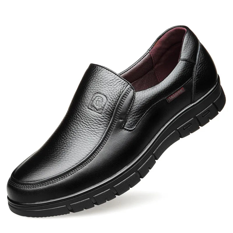 Men's Genuine Leather Casual Shoes | Breathable, Handcrafted & Comfortable for Outdoor Adventures