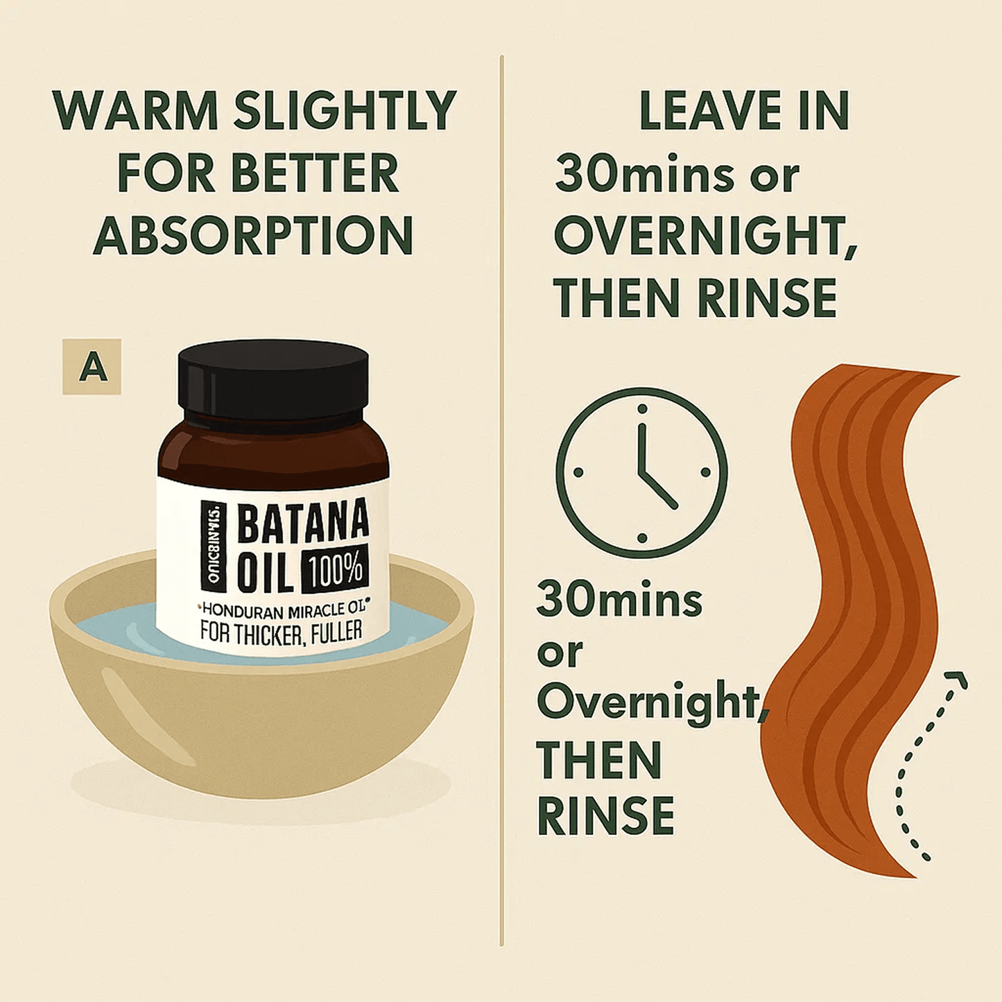 Batana Hair Oil | Sustainably Sourced, Natural Repair & Moisturizing for Healthy Hair Growth
