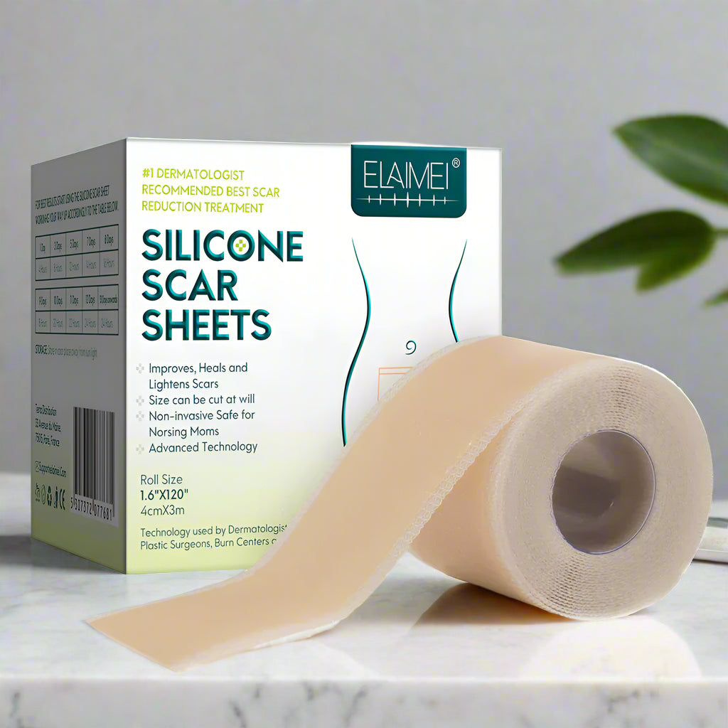 Reusable Silicone Scar Reduction Sheets - Medical Grade Silicone for Effective Scar Treatment and Healing