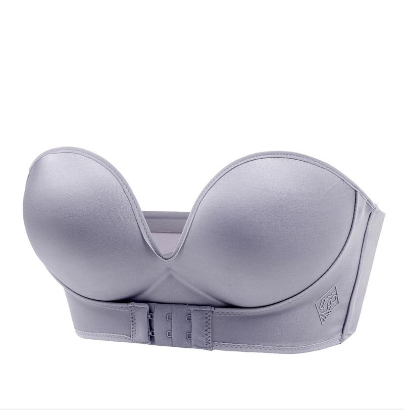 Strapless Front Buckle Bra | Soft, Breathable Mesh & Comfortable Fit for Evening Gowns and Special Occasions