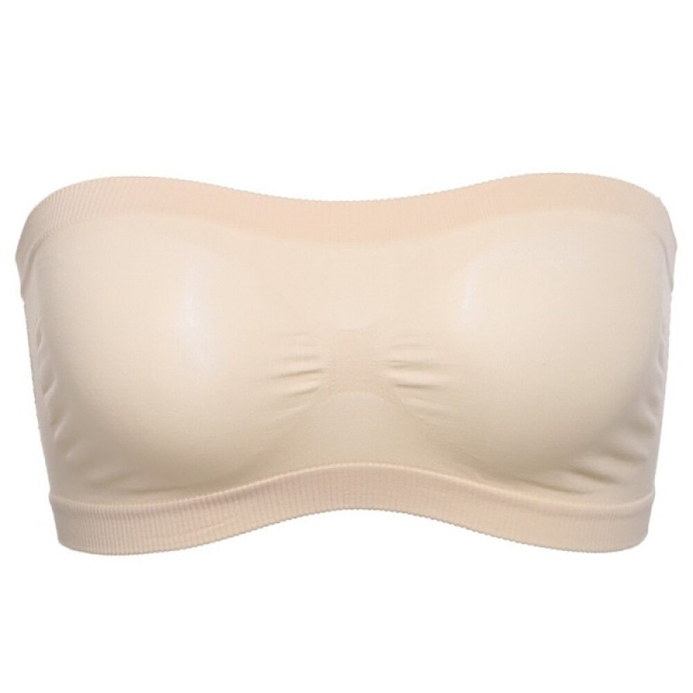 Supportive Bandeau Bra | Strapless, Smooth & Comfortable for Off-the-Shoulder Tops and Backless Dresses