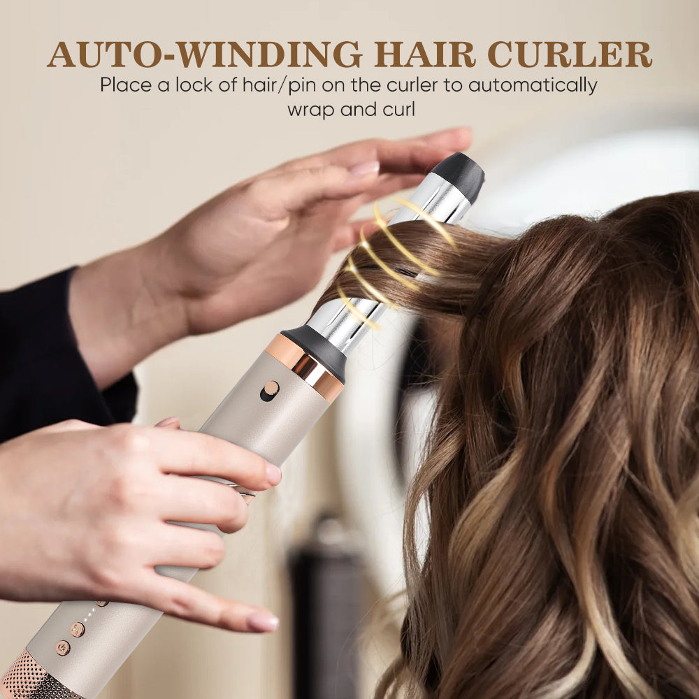 9-in-1 Airstyler Hair Tool | 1600W, Negative Ion Technology & Versatile Attachments for All Hair Types