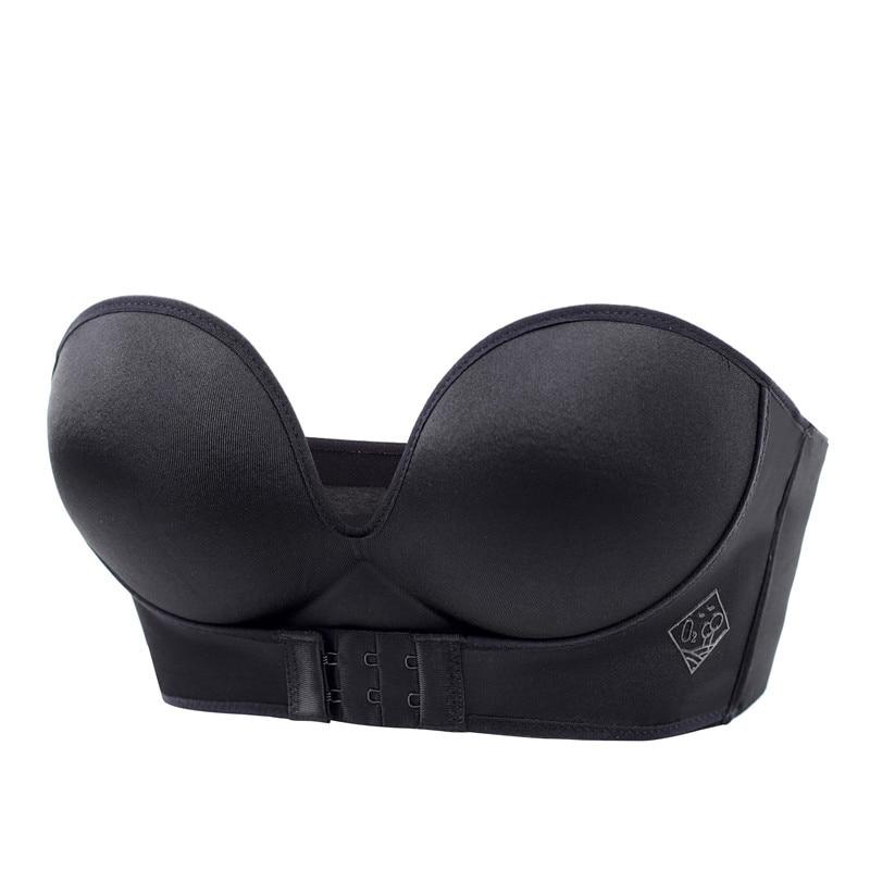 Strapless Front Buckle Bra | Soft, Breathable Mesh & Comfortable Fit for Evening Gowns and Special Occasions