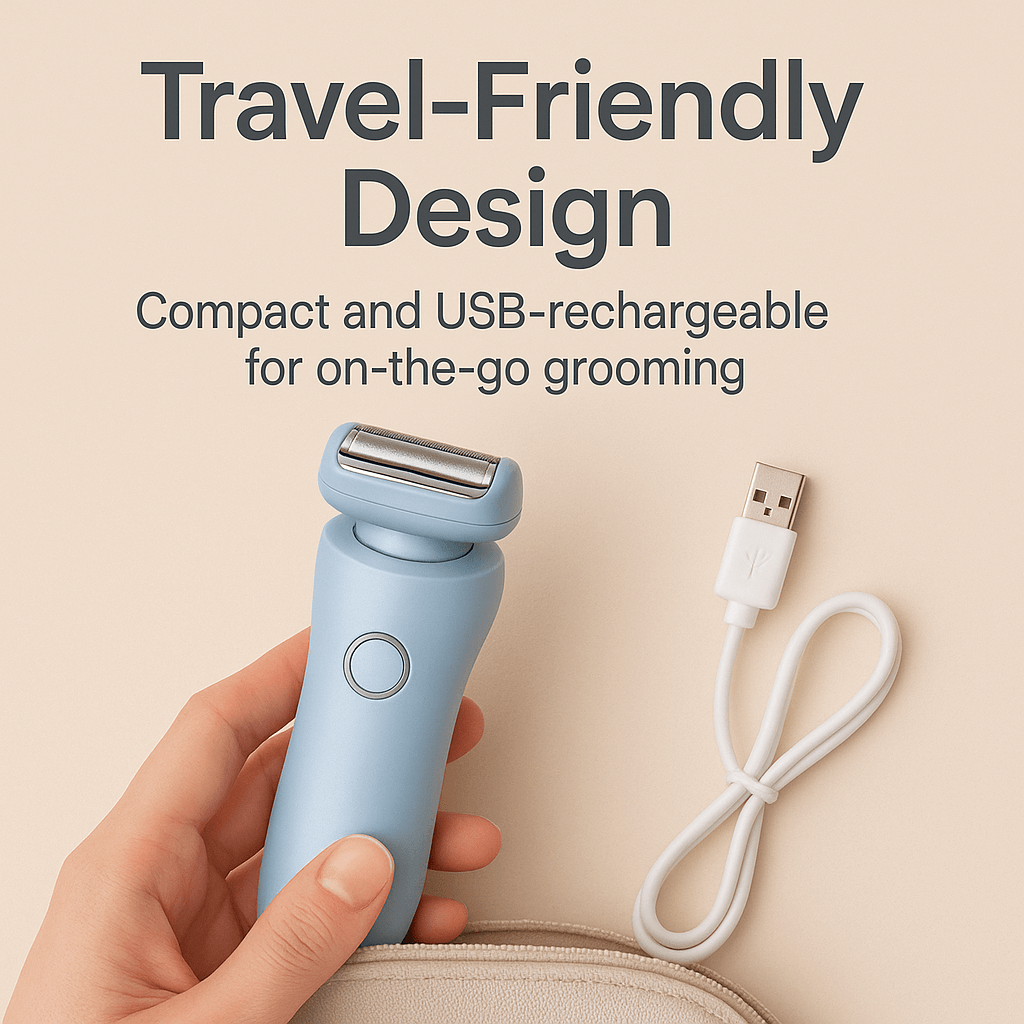 Women’s Pubic Shaver | Gentle Electric Razor for Sensitive Skin | Precise Trimming for Smooth Skin
